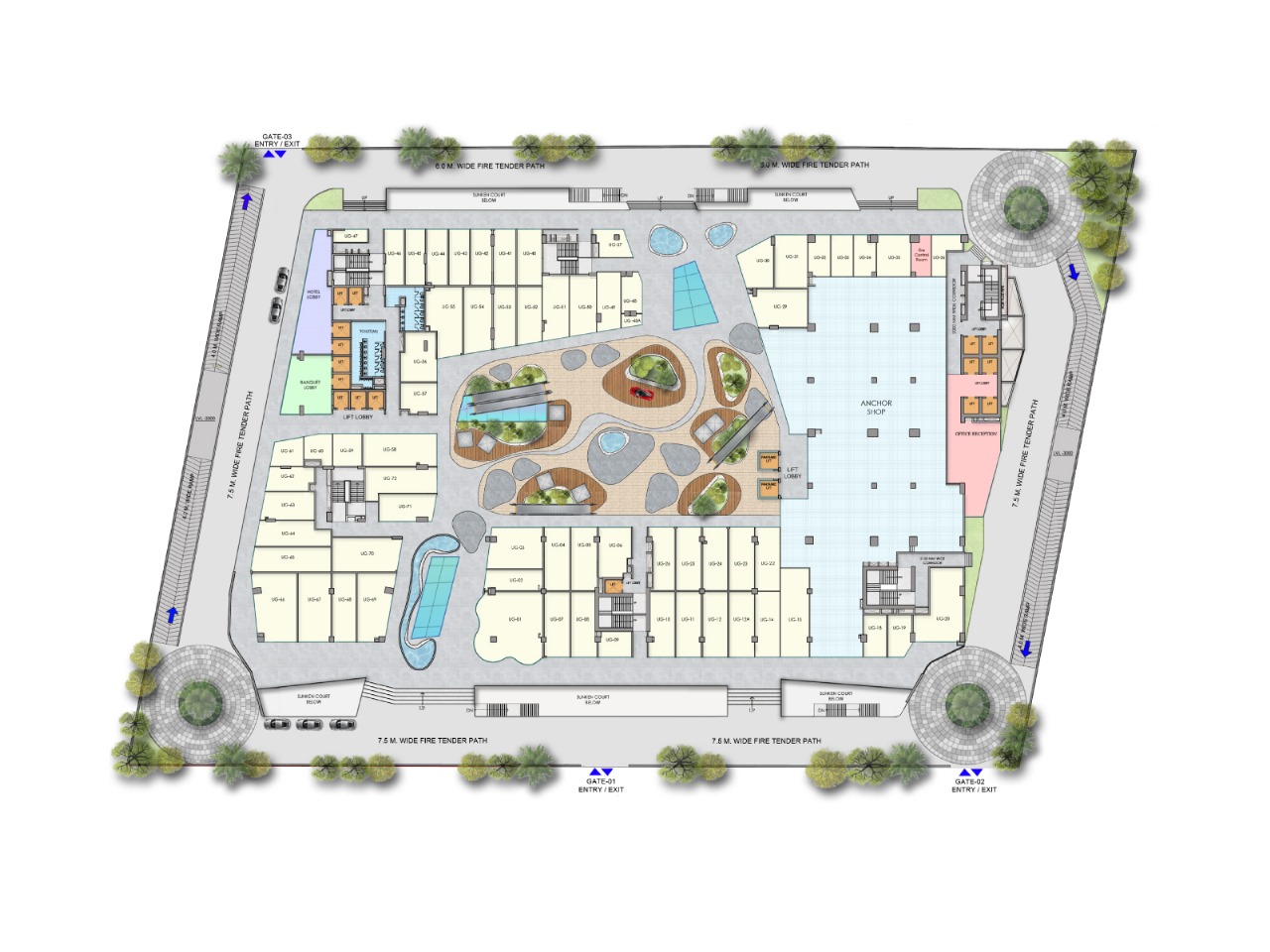 trehan iris noida floor plan