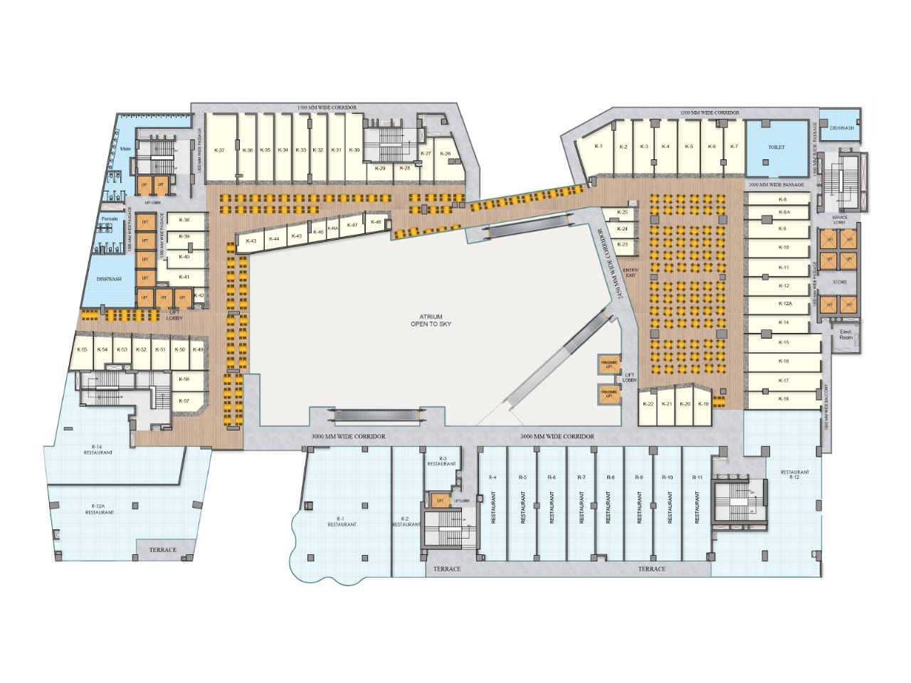 trehan iris noida floor plan